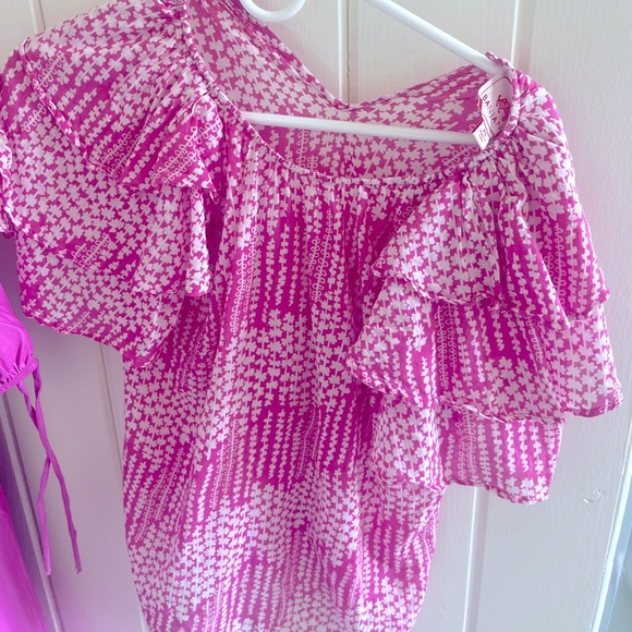 preppy puff sleeve top - Picture 1 of 2